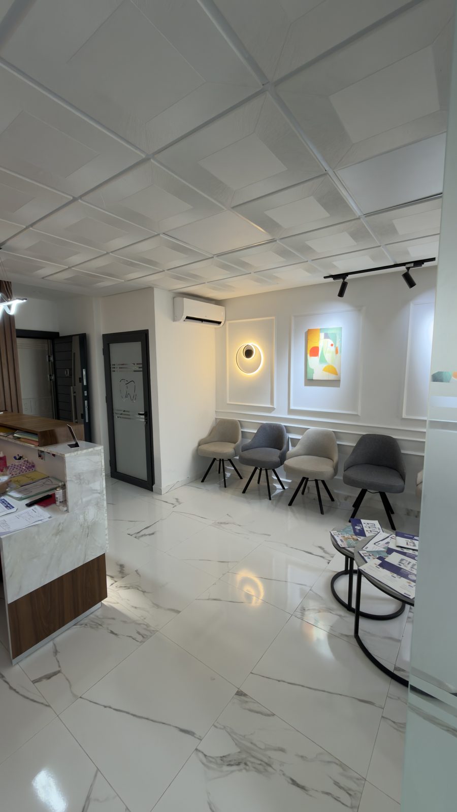 Salle d'attente du cabinet dentaire